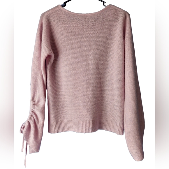 White + Warren Pink Cashmere Top - Picture 2 of 5
